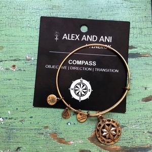 Gold Alex and Ani bracelet, barely used.